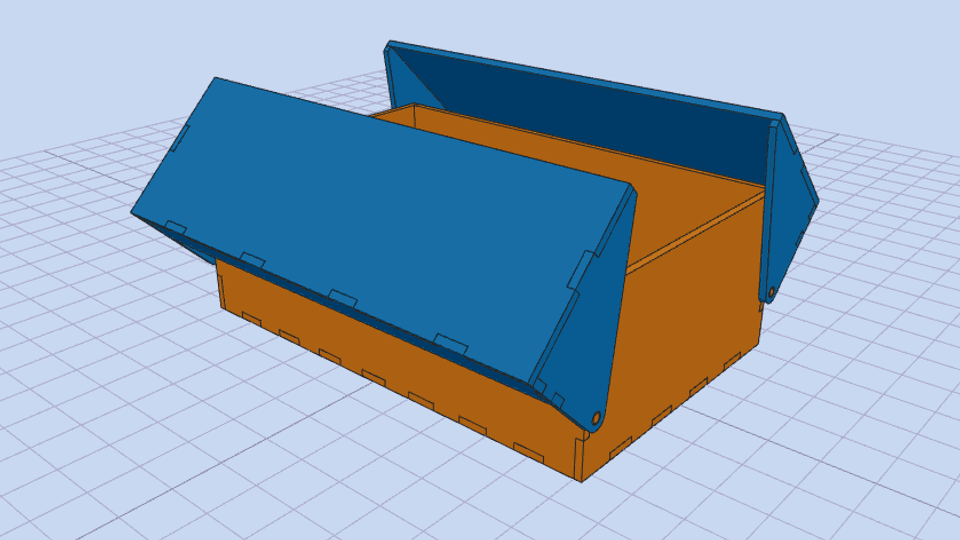 Flap Lid Box Designer preview