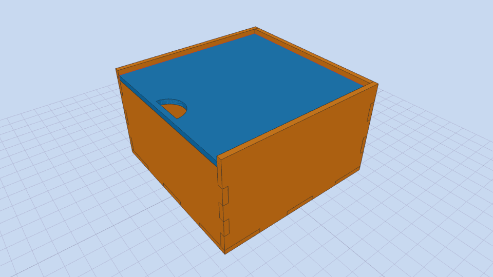 Sliding Lid Box Designer preview