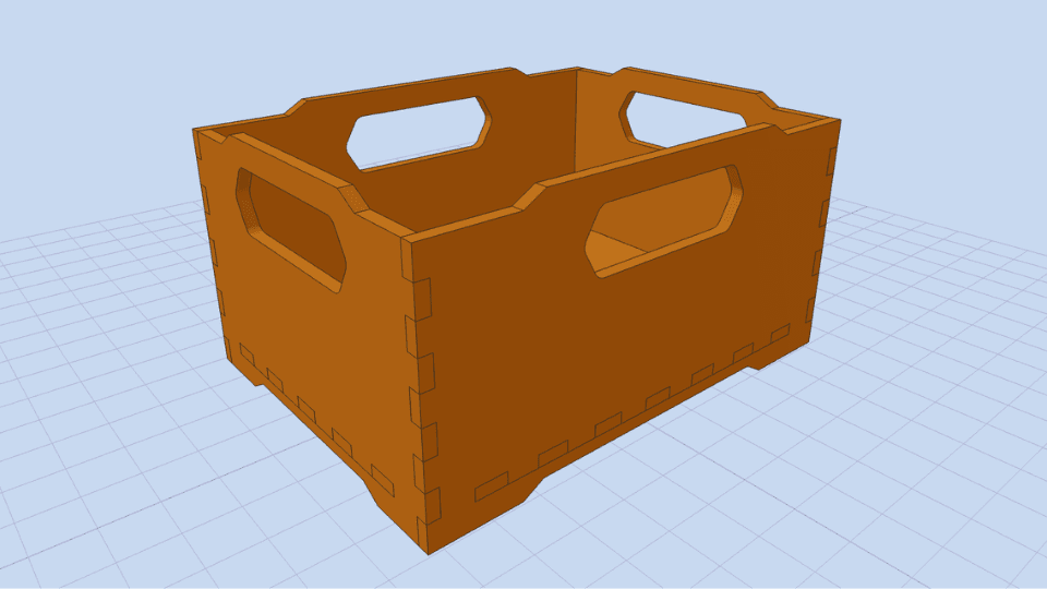 Stackable Box Designer preview