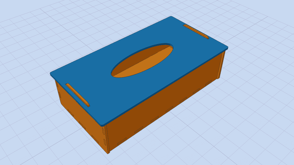 Tissue Box Designer preview