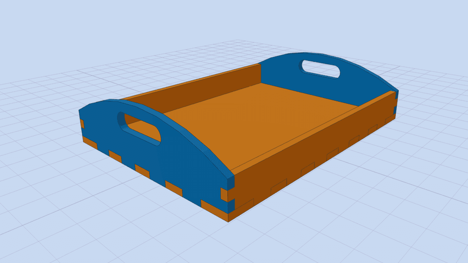 Tray Designer preview