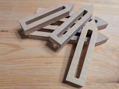 Simple CNC table clamps for M8 screws
