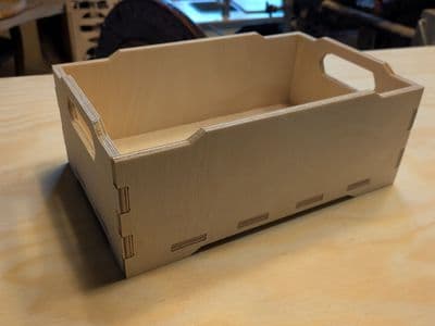 Stackable wooden box
